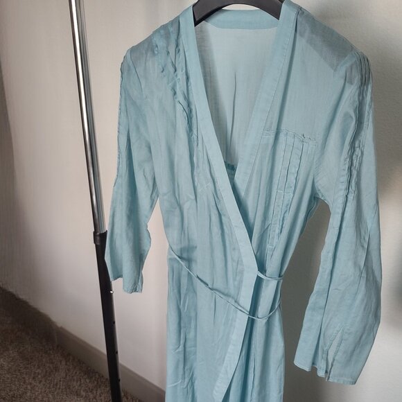 Designer boho wrap dress cover up - Picture 2 of 6